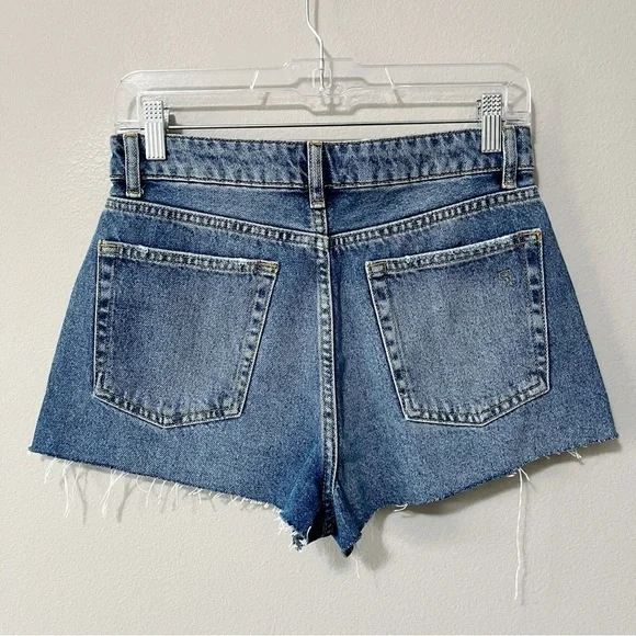 Anthropologie Pilcro Lover Crystal Embellished Denim Jean Shorts Size 26 NEW - Picture 9 of 14